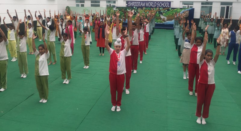 ShreeRam World School celebrates International Yoga Day