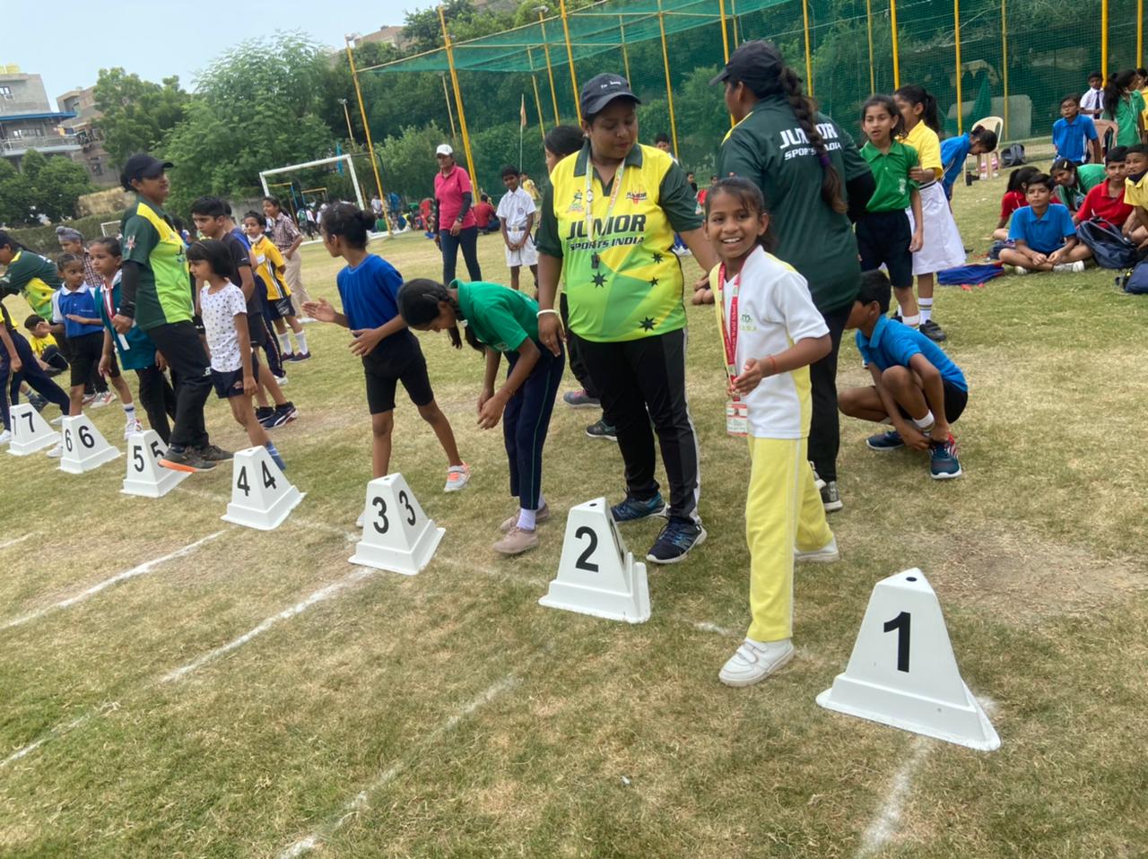 Dwarka Mini Athletics Session -1 conducted by Junior Sports India