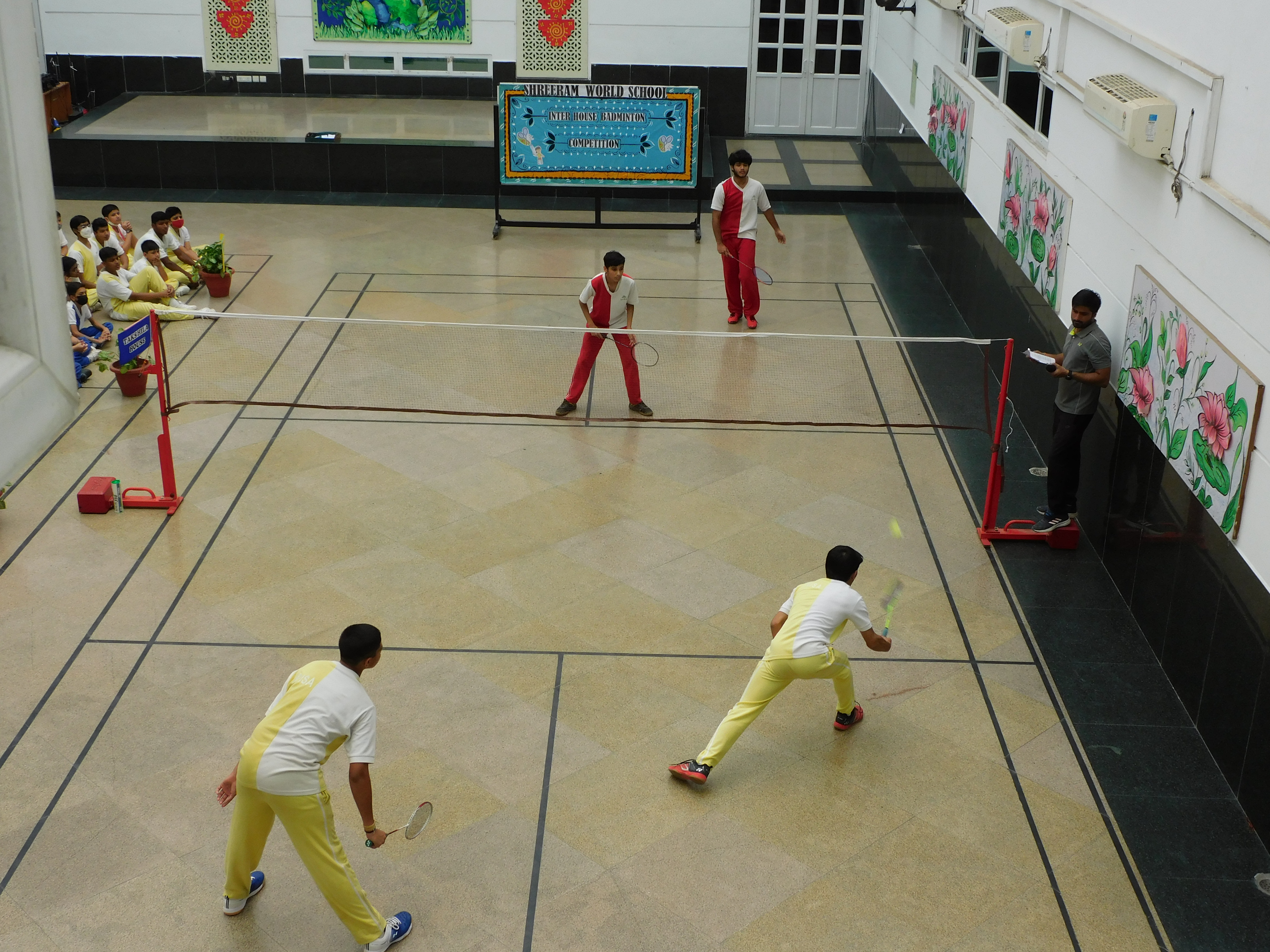Inter-House Badminton competition