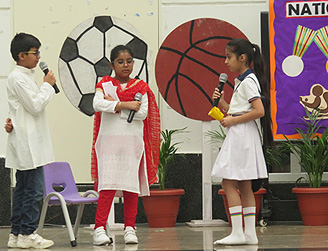 Special Assembly on National Sports Day